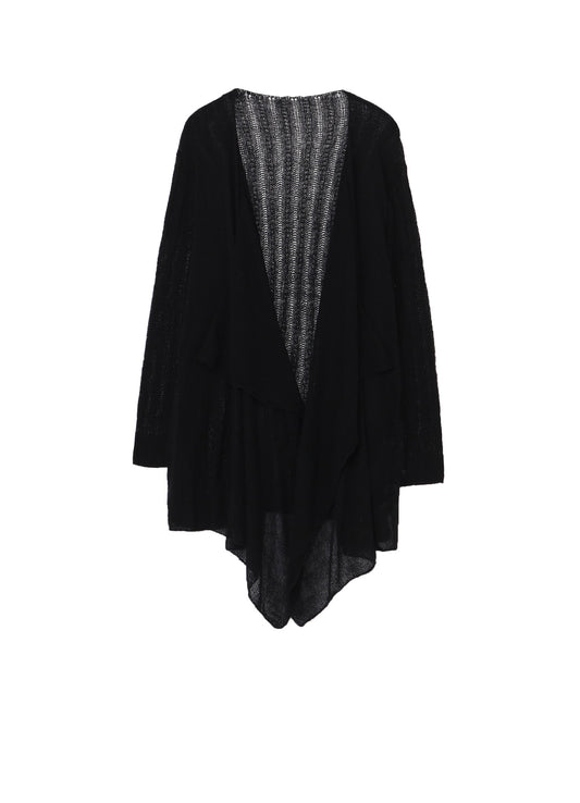 PS+POST STITCH DRAPE DETAIL CARDIGAN