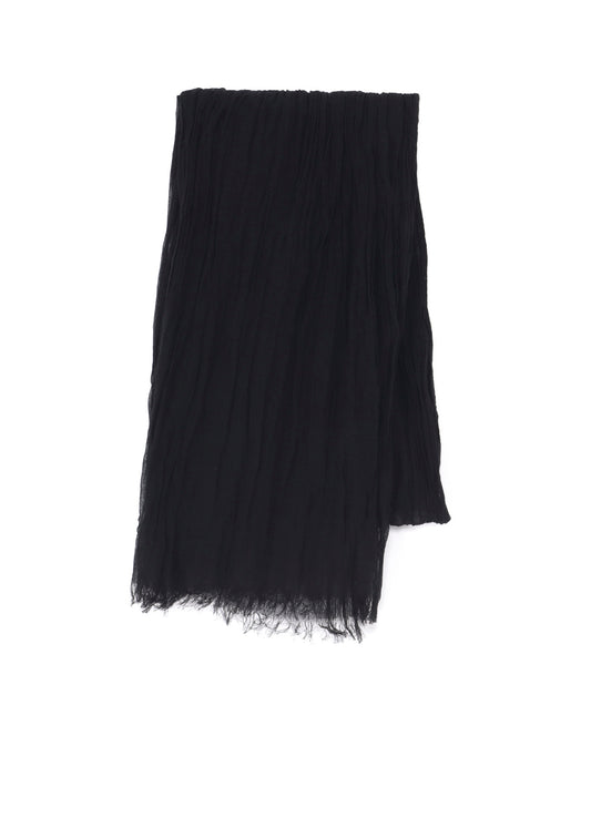 C/PLAIN WEAVE GATHER DETAIL STOLE