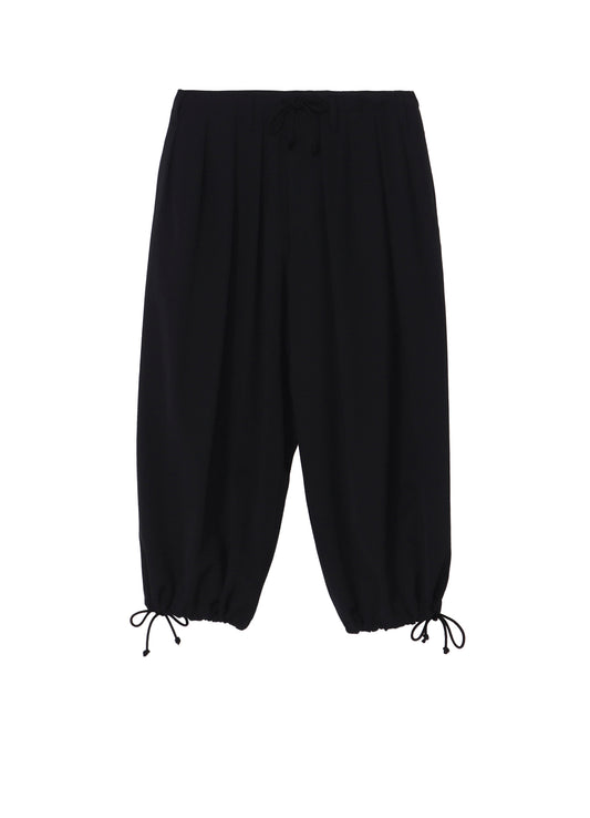 WOOL GABARDINE STANDARD BALOON PANTS