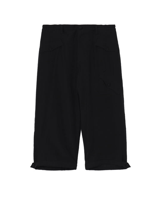 <PIECE UNIQUE/AOYAMA>RY/ NY/ CU LAWN RANDOM PK HEM TAB PANTS