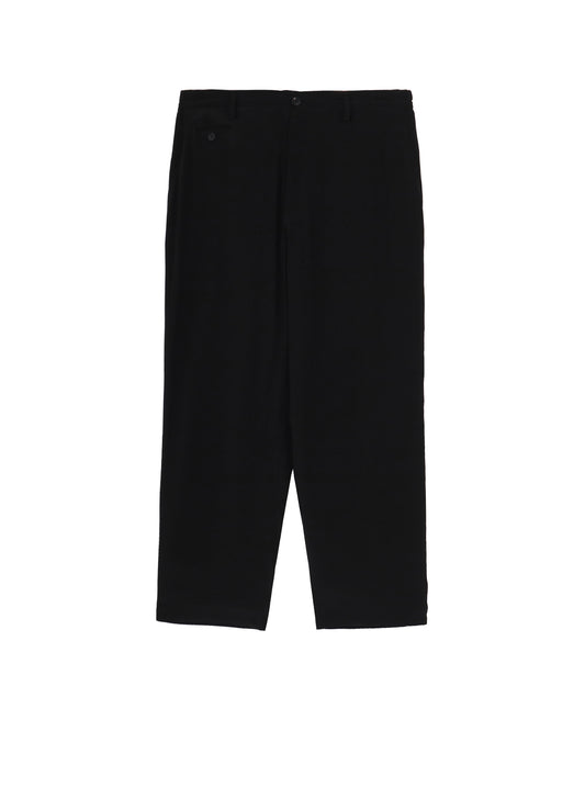 CREPE DE CHINE DESIGNED BOX POCKET PANTS