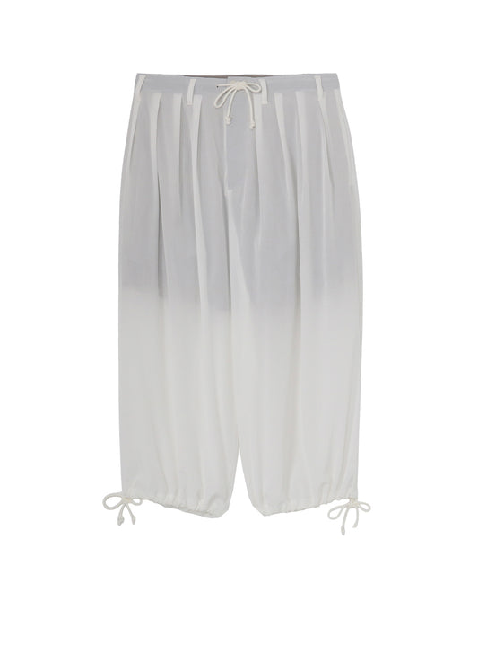 WHITE TA TUXEDO BALLOON PANTS