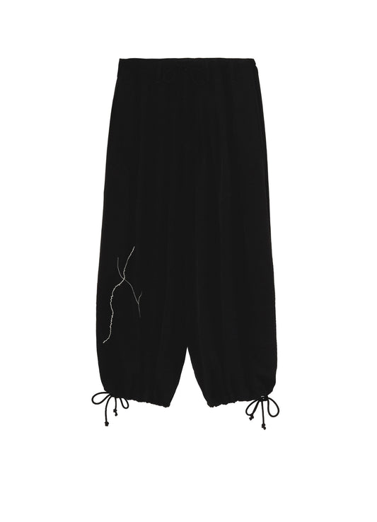 TA TUXEDO EMBROIDERED BALLOON PANTS
