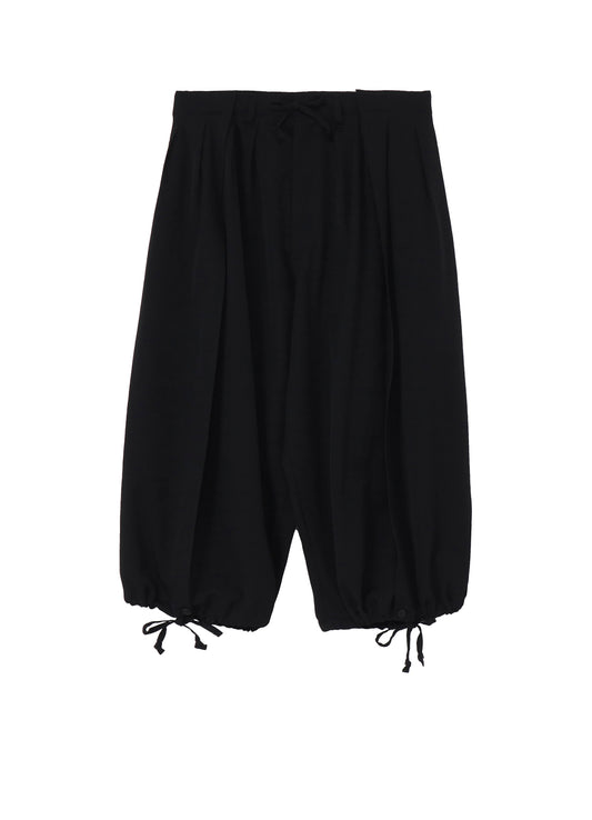 WOOL GABARDINE BOTH SIDES WRAP PANTS