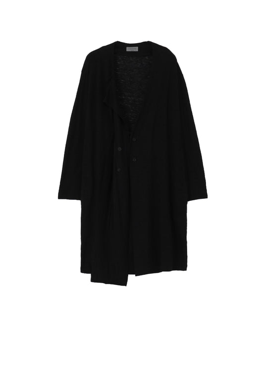 60/- LINEN PLAIN STITCH DRAPED D CARDIGAN