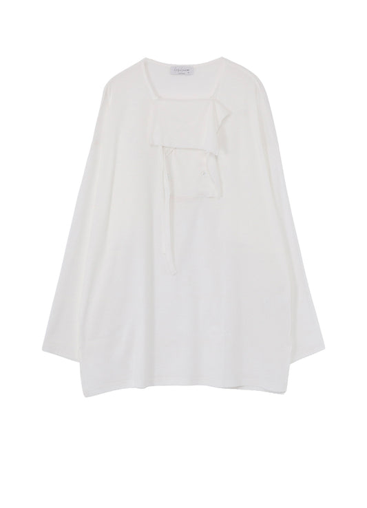 CELLULOSE COTTON MVS RIB DRAPE D GUSSET SLV T