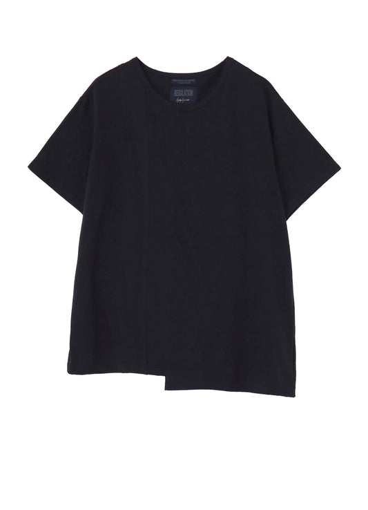 30/- COMBED PLAIN STITCH PANELED SHORT SLV T