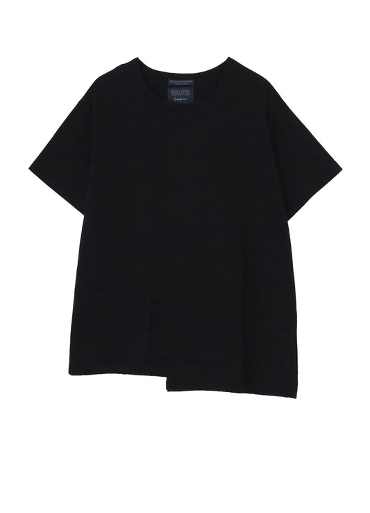 30/- COMBED PLAIN STITCH PANELED SHORT SLV T