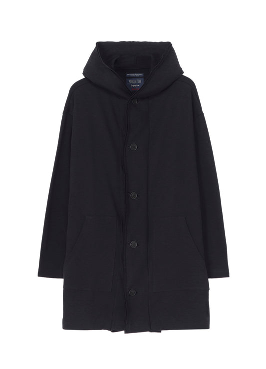 40/20 MINI FRENCH TERRY HOODED COAT