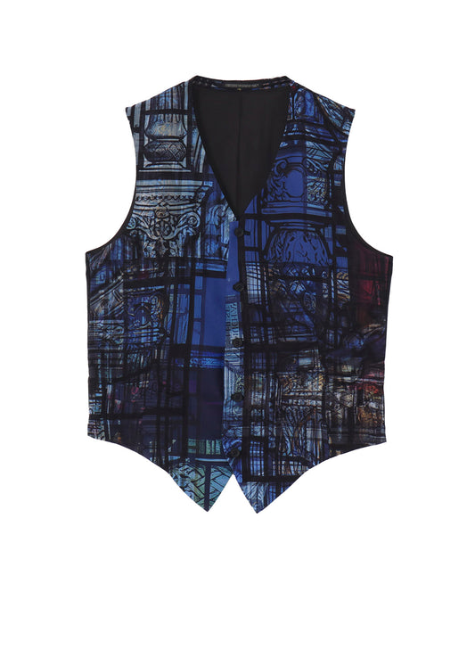 SEA MOTIF 5 BUTTONS VEST