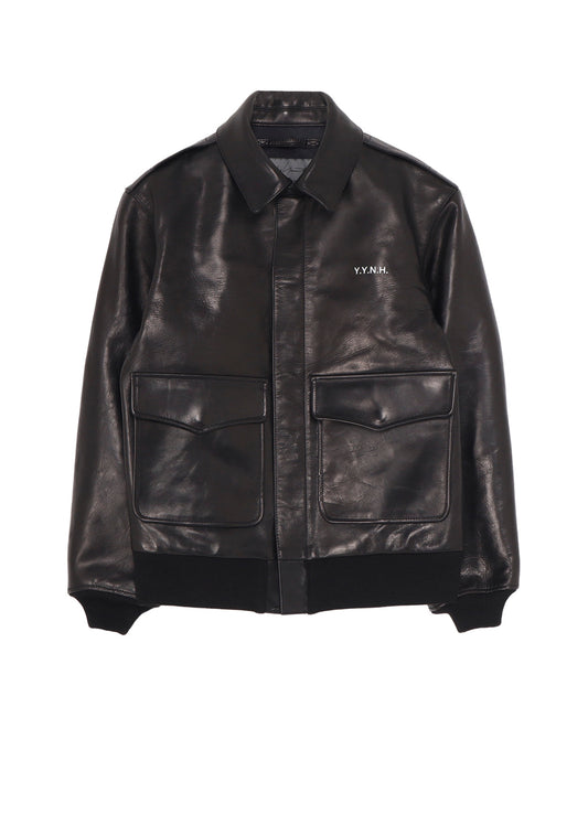 YOHJI YAMAMOTO × NH LEATHER JACKET