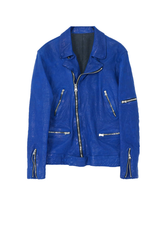 BL/ JAPAN CALF SKIN GARMENT DYED DOUBLE RIDERS