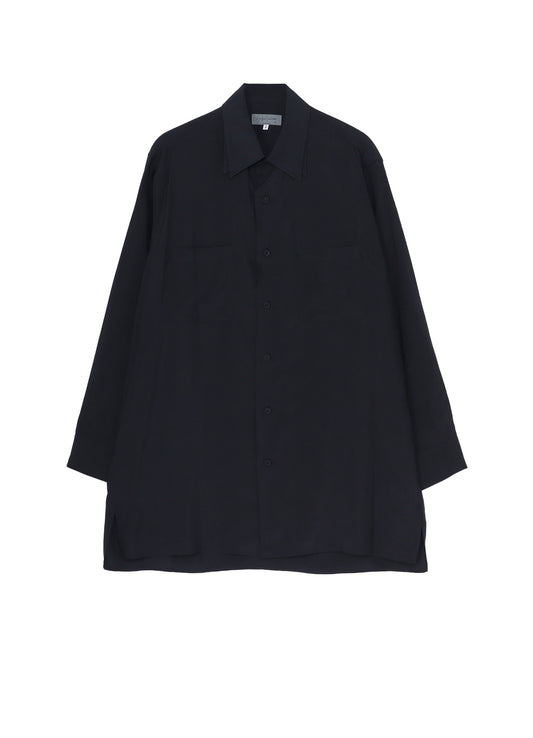 Cu TAFFETA 2 COLLAR BIG STANDARD SHIRT
