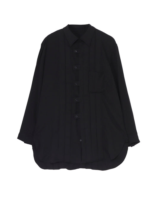 CELLULOSE LAWN TAB PADDED BLOUSE
