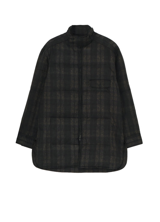 MADRAS INK PLAID CS PADDED BLOUSE