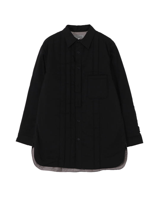 CELLULOSE LAWN DOUBLE PLACKET PADDED BLOUSE