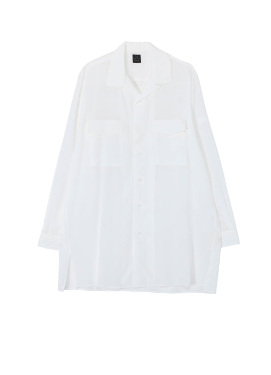 SUIT POPLIN CDH OPEN COLLAR SHIRT