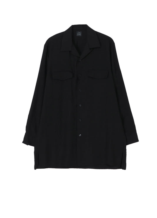 SUIT POPLIN CDH OPEN COLLAR SHIRT