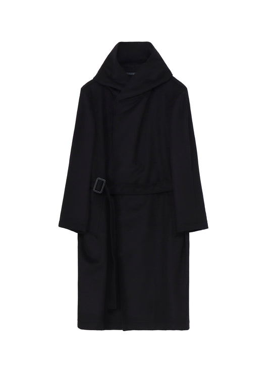 W/Ca BEAVER HOODED COAT