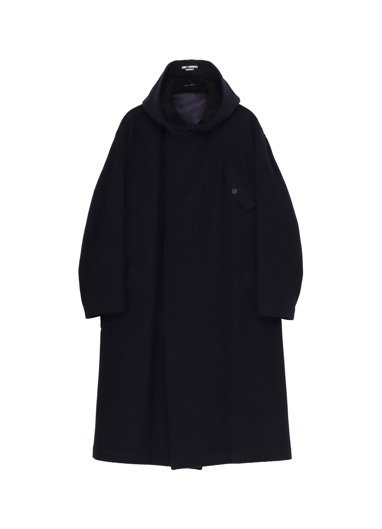 ジャケット・アウター Yohji Yamamoto Pour Homme HOODED COAT YOHJI YAMAMOTO | Hooded Jacket | Men | Black 1 | Flannels