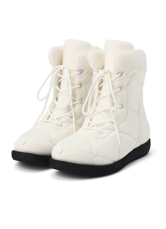 PE/TRICOT BRUSHED SNOW BOOTS