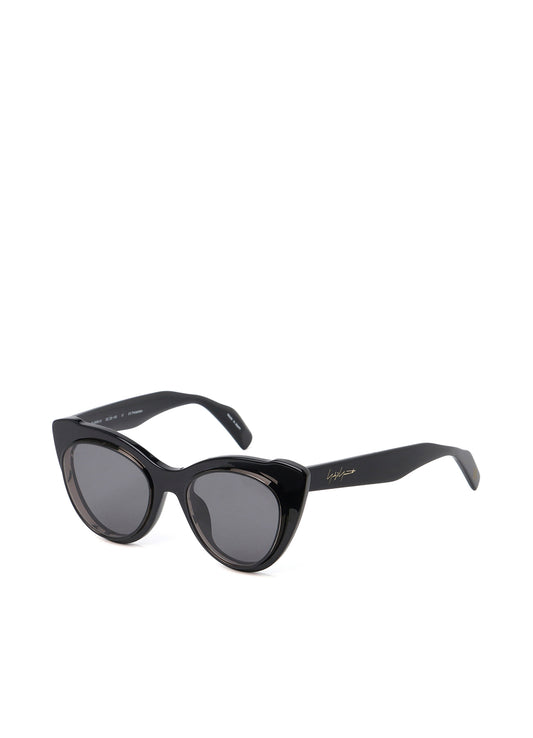 TITANIUM/ACETATE SUNGLASSES B