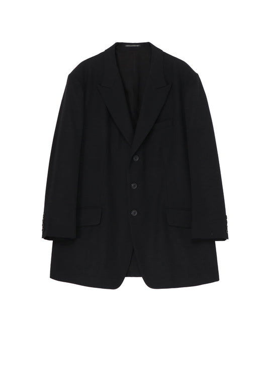 ARMY GABARDINE 3 BUTTONS PEAKED JACKET