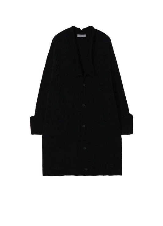 7G3P HALF CARDIGAN CRUSHED LONG CARDIGAN