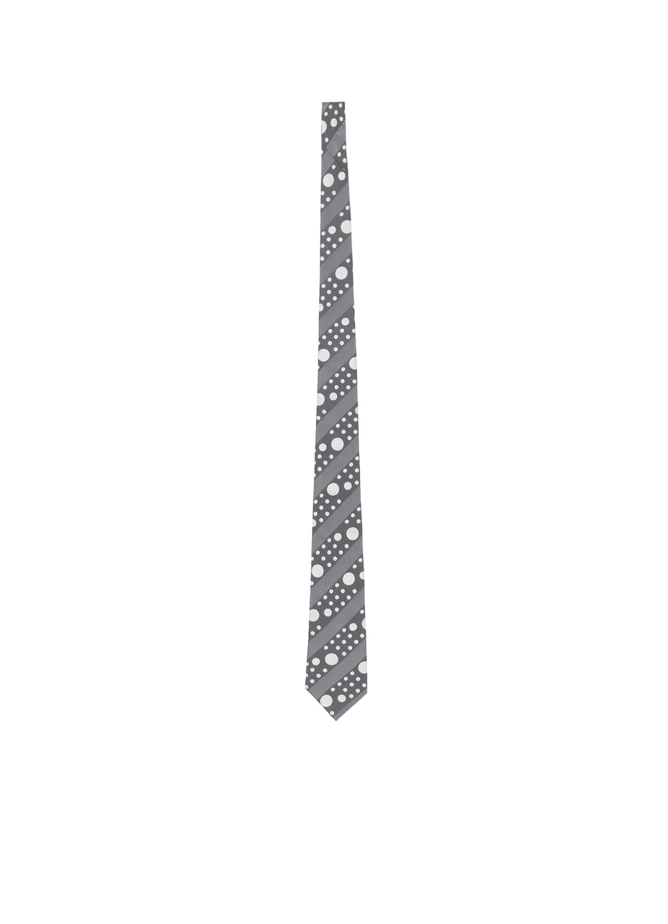 小物 yohji yamamoto FLORAL PATTERN TIE GLAY FLOWER PRINT TIE 