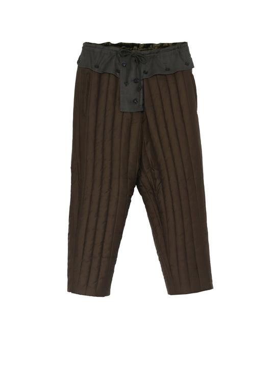 BELL KHAKI HEM STRING PANTS WITH LINER