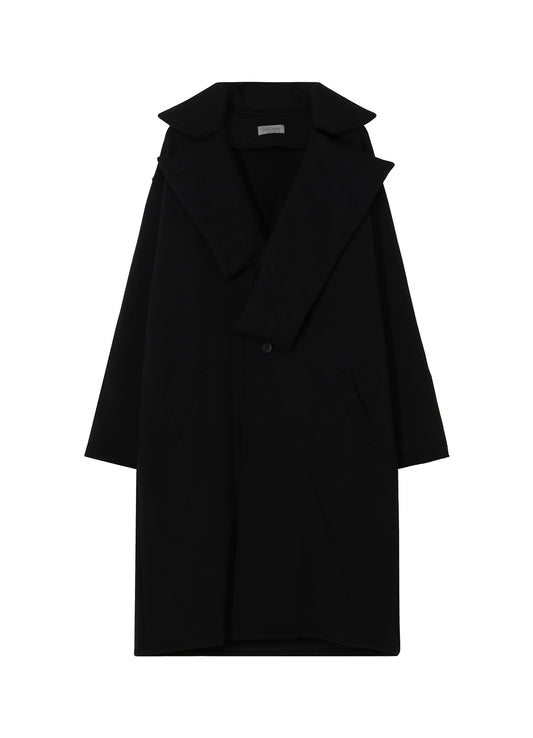 30/2 LOW GAUGE FRENCH TERRY PADDED LONG DESIGNED COLLAR COAT