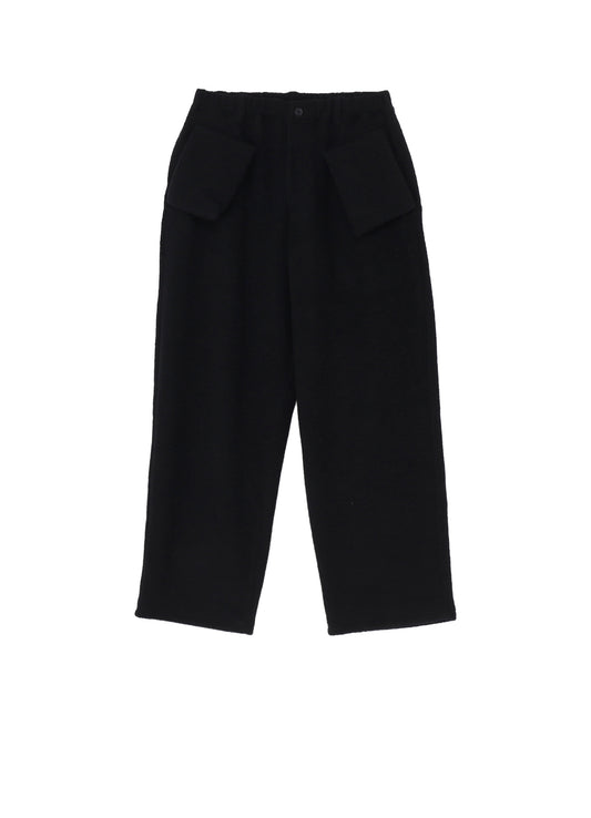 BOUCLE SINGLE JERSEY PADDED POCKET PANTS