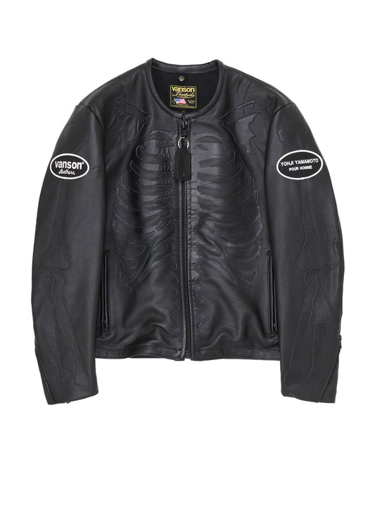 Yohji Yamamoto × VANSON LEATHERS BONE JACKET