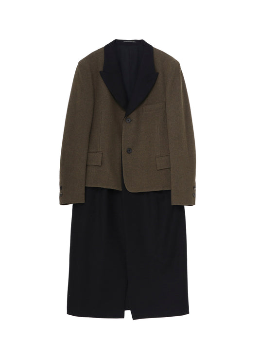 Yohji Yamamoto × PENDLETON DOCKING  LONG JACKET B