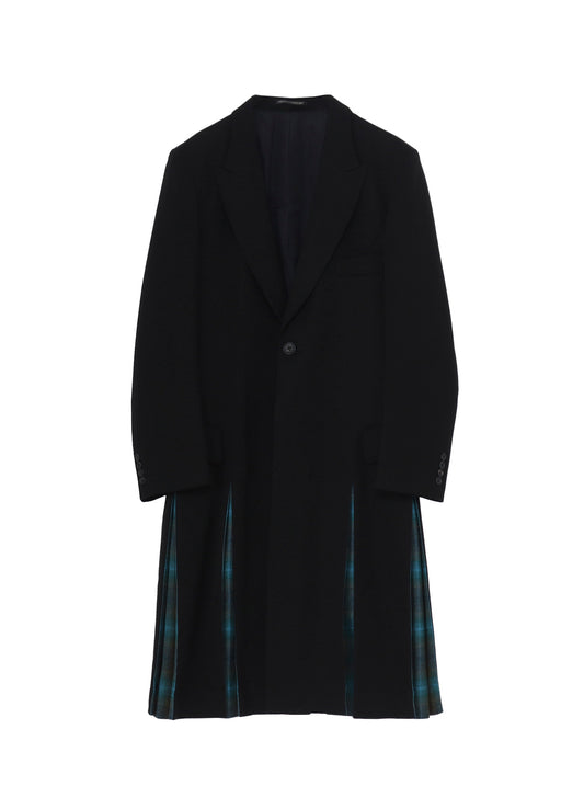 Yohji Yamamoto × PENDLETON PLEATS LONG JACKET