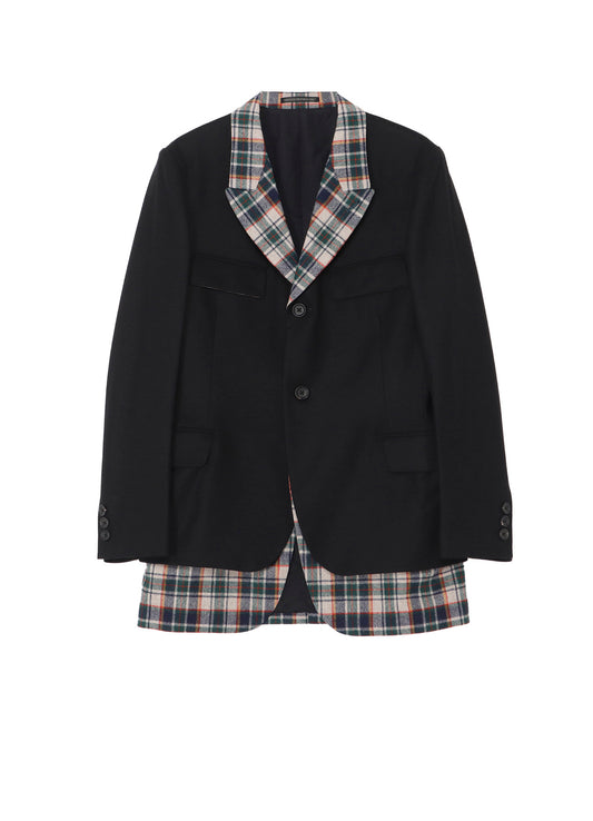 Yohji Yamamoto × PENDLETON DOCKING SHORT JACKET A