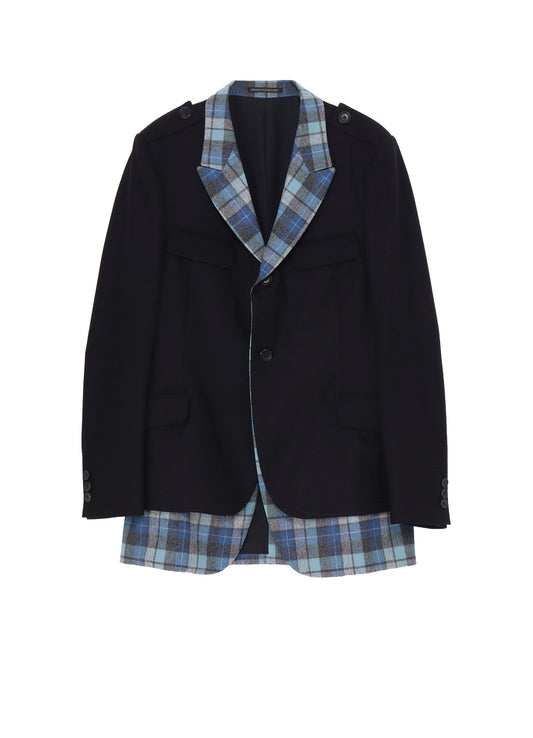 Yohji Yamamoto × PENDLETON DOCKING SHORT JACKET B