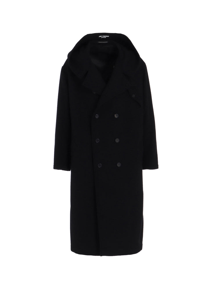 AIRY MOSSER W FRONT HOODED COAT – THE SHOP YOHJI YAMAMOTO 