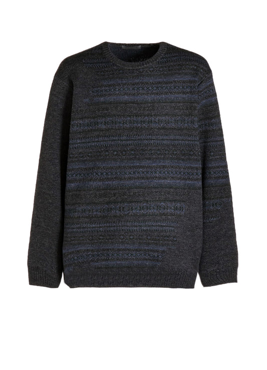 WORMHOLE ROUND NECK KNIT