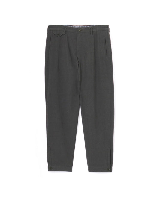 C/ POPLIN PANELED HEM PANTS