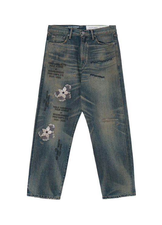 Yohji Yamamoto x NEIGHBORHOOD SAVAGE DENIM DP BASIC PANTS　