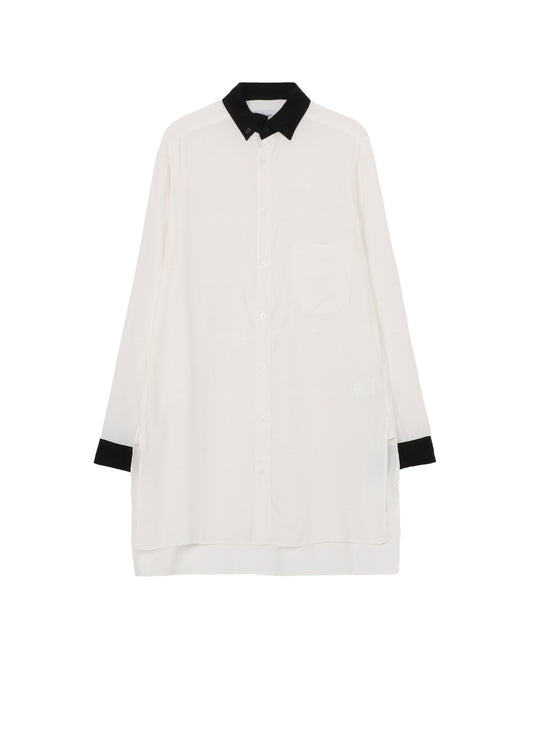 【PIECE UNIQUE/AOYAMA】R/S PEARL BUTTON DOWN BLOUSE