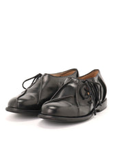 UNCUT WAXED CALF DERBY SHOES