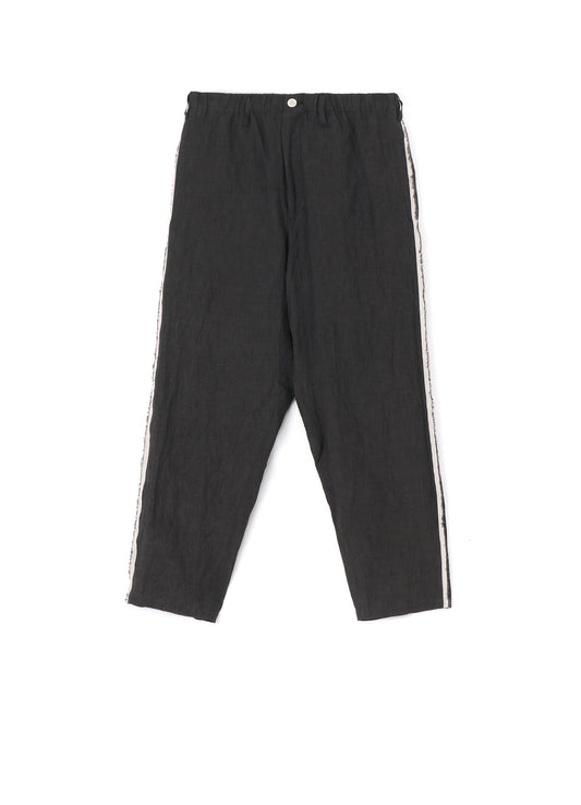 HEMP CLOTH R-SIDE SEAM FLAP PANTS