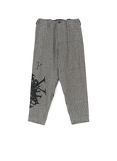 HOUNDSTOOTH PRINT PANTS