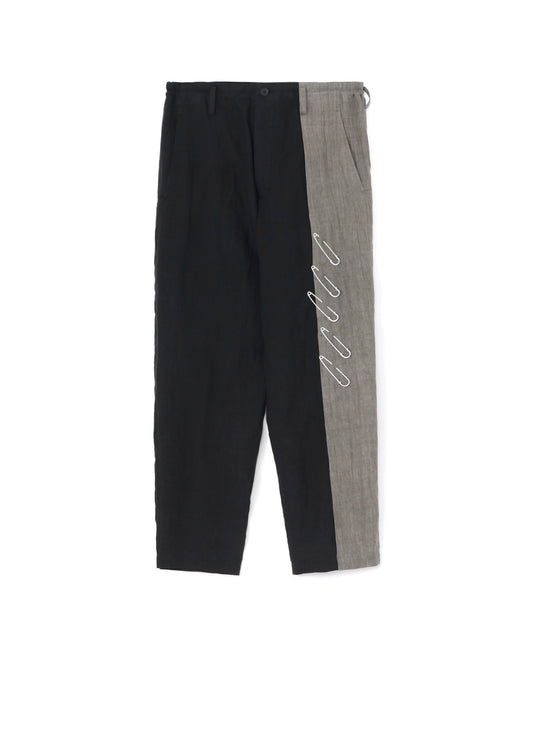 LINEN+BROAD LAYERED PANTS