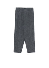 FLAX TOP GABARDINE COIN POCKET SLIM PANTS