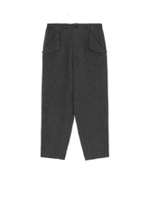 C/SOFT TWEED M-SEAM FLAP POCKET PANTS