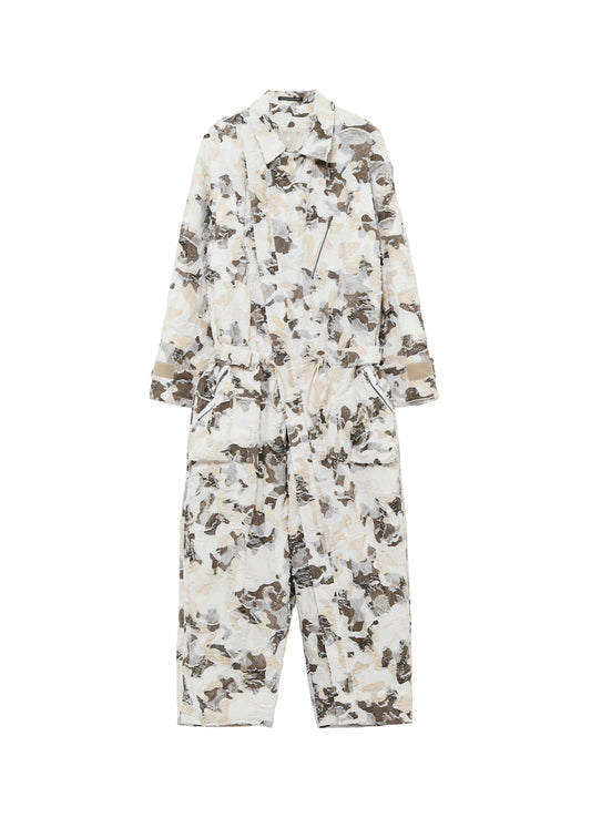 <PIECE UNIQUE>COW PRINT RIDERS JUMPSUIT