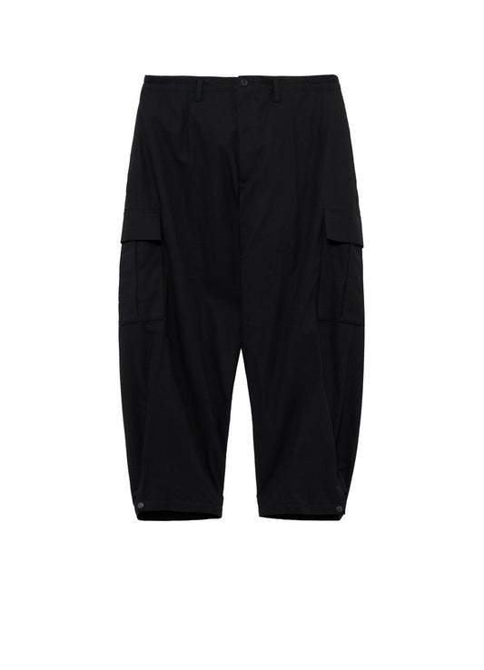 <PIECE UNIQUE>C/RIP STOP HEM SLIM CUFF BELT PANTS